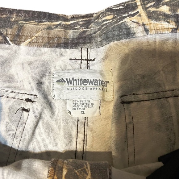 Whitewater Camo Pants Lot XL Long Combat Trousers Men’s Hunting Outdoor Apparel - Picture 7 of 16